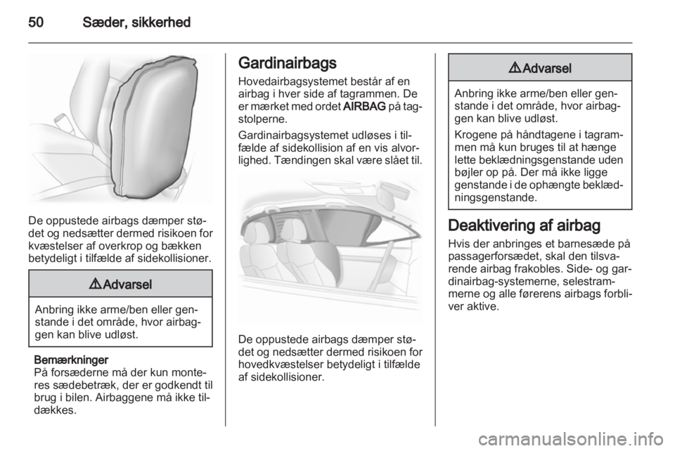 OPEL ASTRA J 2013  Instruktionsbog (in Danish) 
