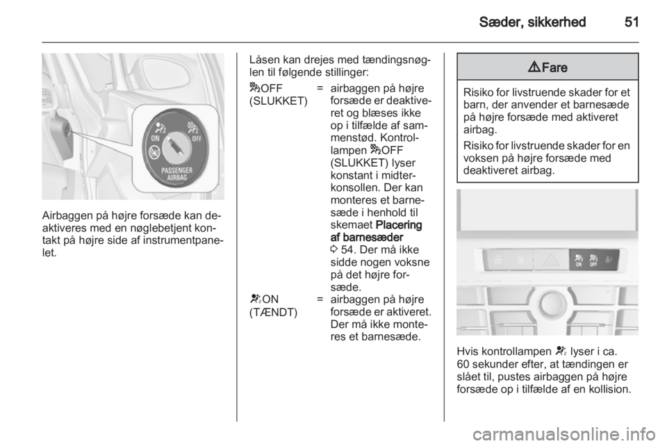OPEL ASTRA J 2013  Instruktionsbog (in Danish) 