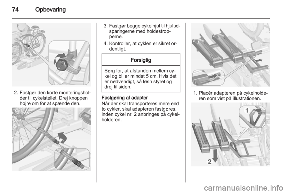 OPEL ASTRA J 2013  Instruktionsbog (in Danish) 