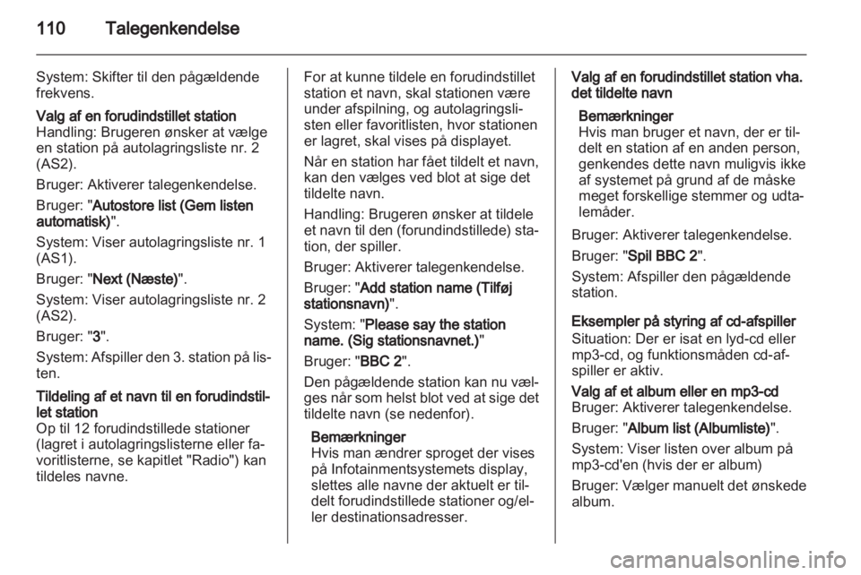 OPEL ASTRA J 2013.5  Instruktionsbog til Infotainment (in Danish) 