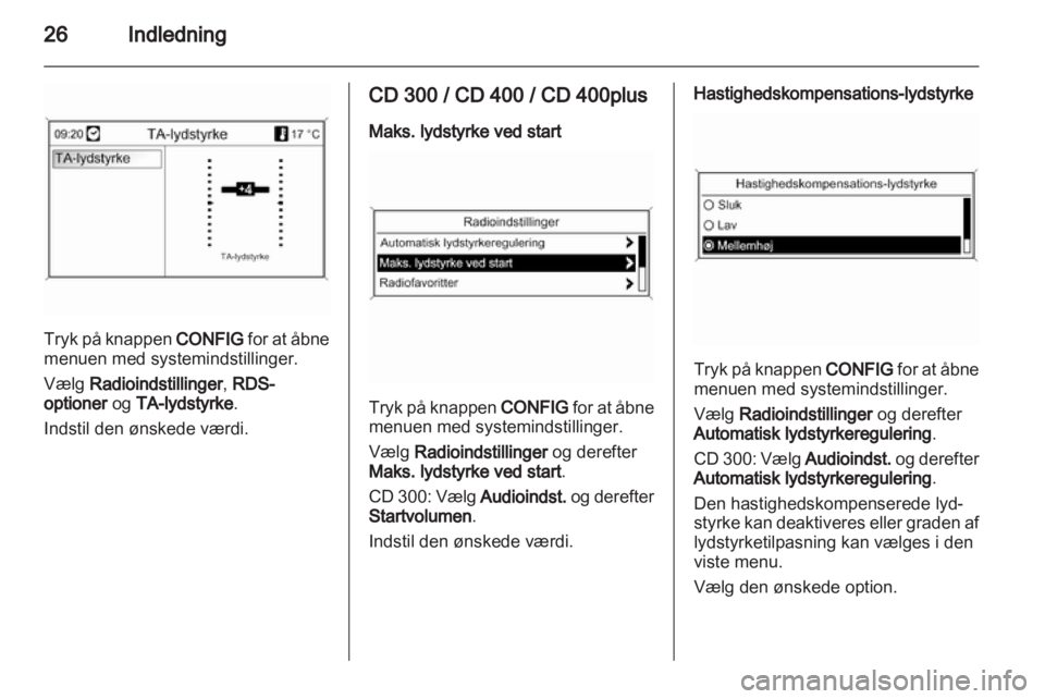 OPEL ASTRA J 2013.5  Instruktionsbog til Infotainment (in Danish) 