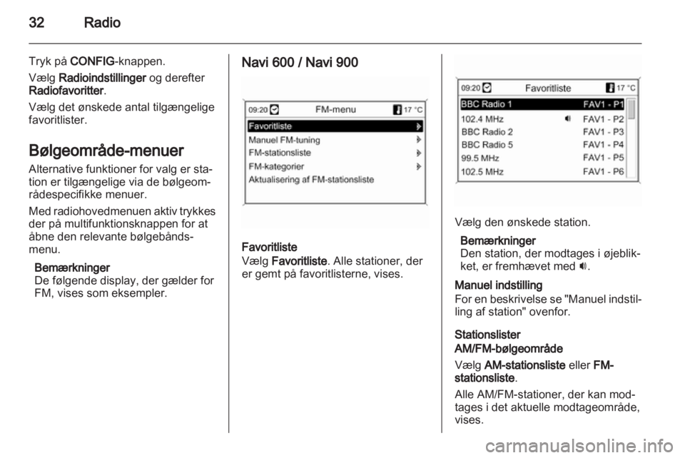 OPEL ASTRA J 2013.5  Instruktionsbog til Infotainment (in Danish) 