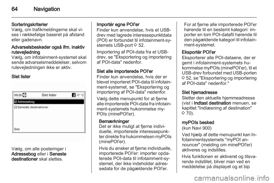 OPEL ASTRA J 2013.5  Instruktionsbog til Infotainment (in Danish) 