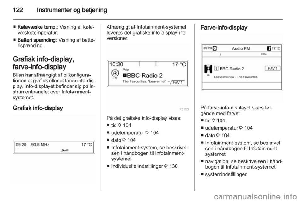 OPEL ASTRA J 2013.5  Instruktionsbog (in Danish) 