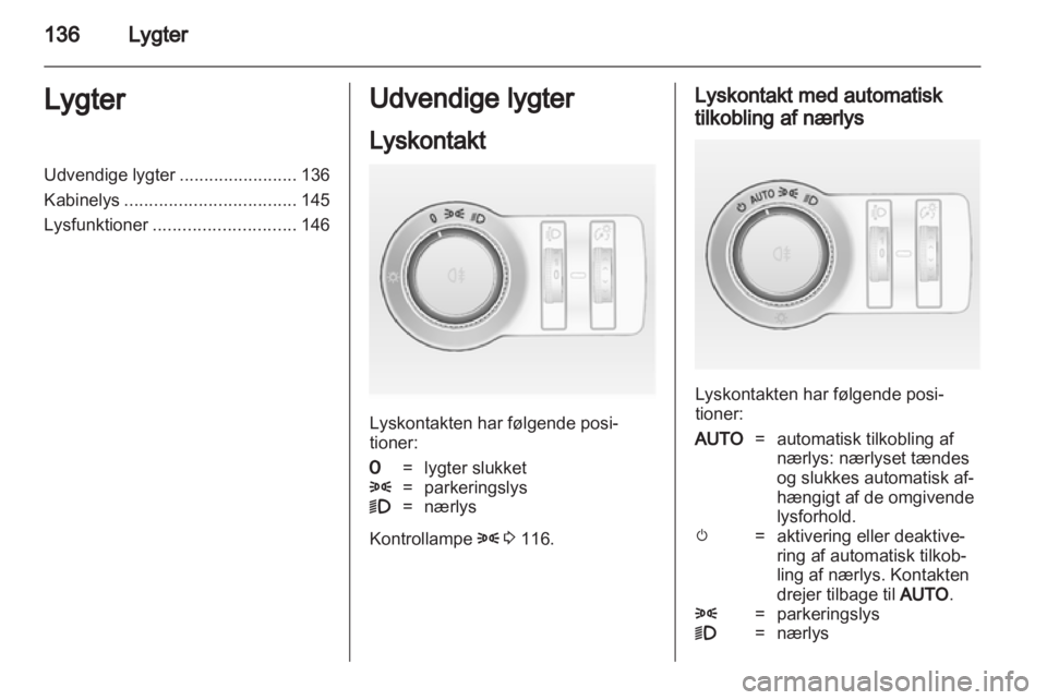 OPEL ASTRA J 2013.5  Instruktionsbog (in Danish) 