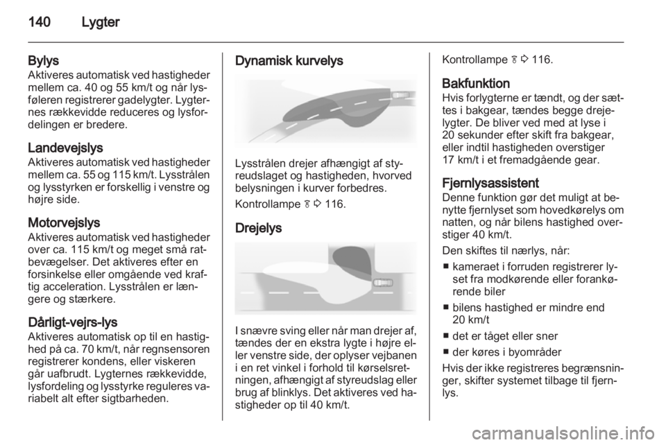 OPEL ASTRA J 2013.5  Instruktionsbog (in Danish) 