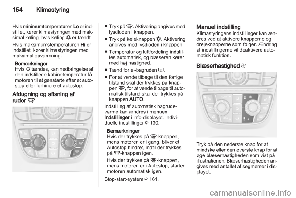 OPEL ASTRA J 2013.5  Instruktionsbog (in Danish) 