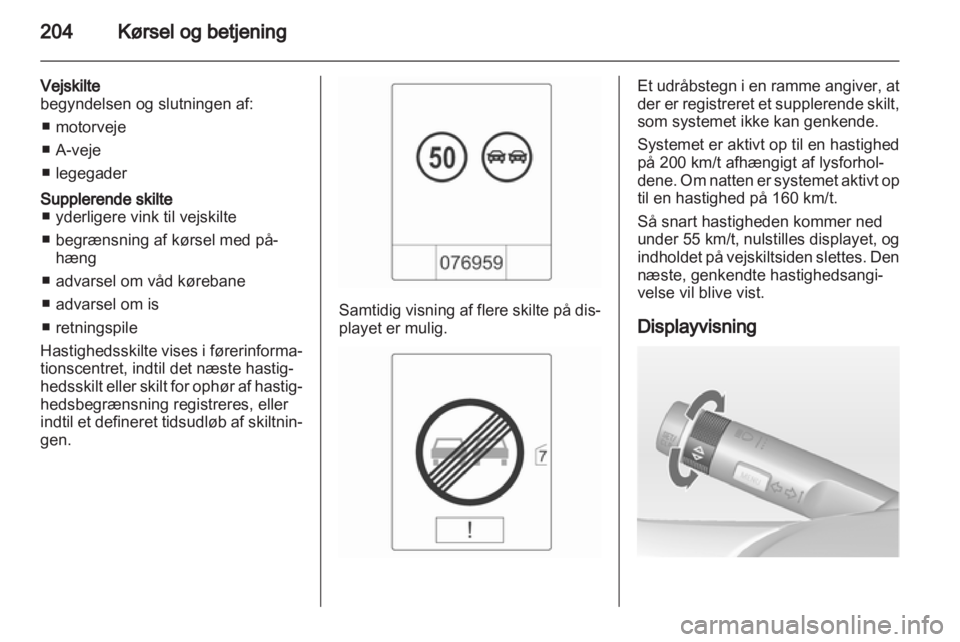 OPEL ASTRA J 2013.5  Instruktionsbog (in Danish) 