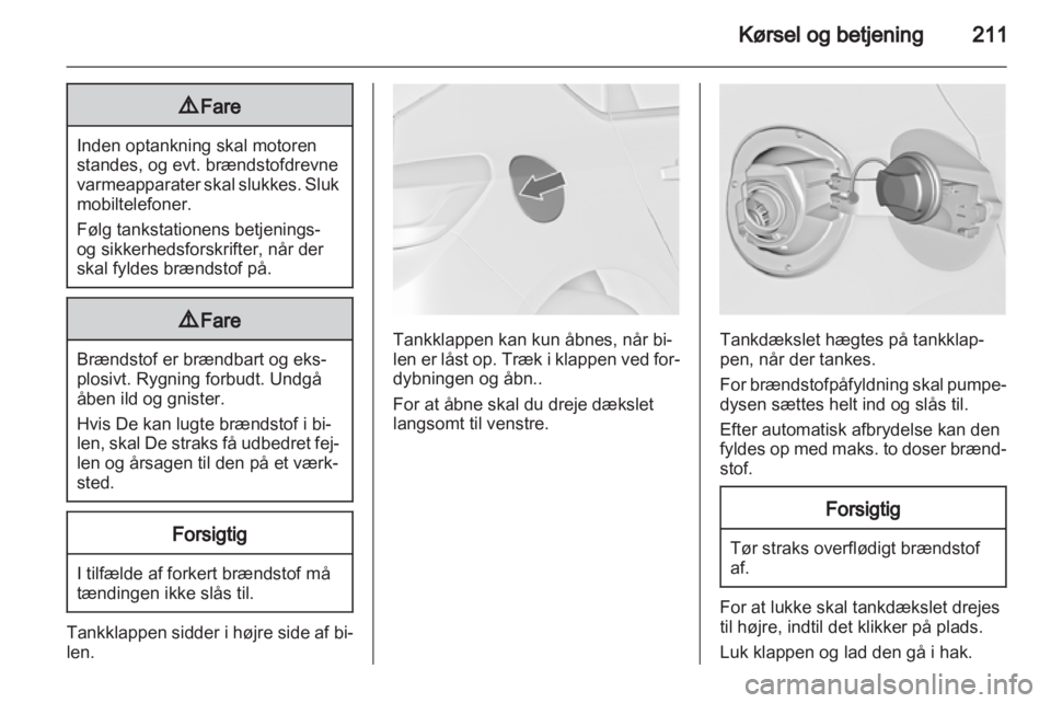 OPEL ASTRA J 2013.5  Instruktionsbog (in Danish) 