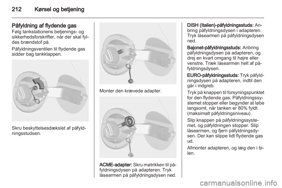 OPEL ASTRA J 2013.5  Instruktionsbog (in Danish) 