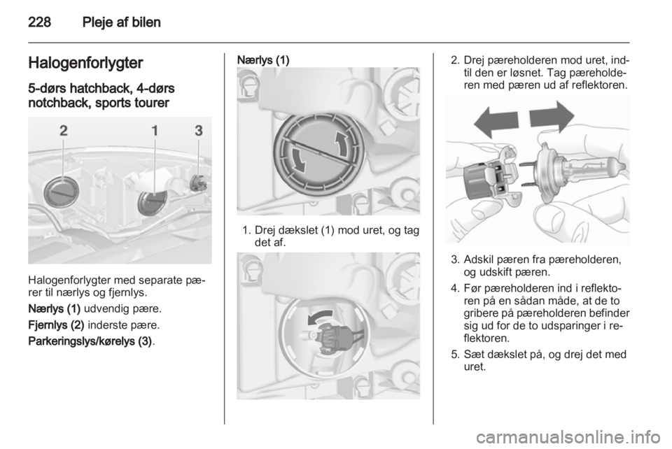 OPEL ASTRA J 2013.5  Instruktionsbog (in Danish) 