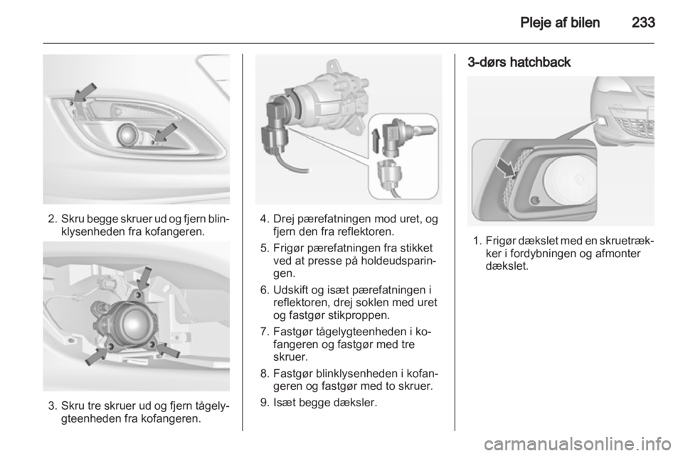OPEL ASTRA J 2013.5  Instruktionsbog (in Danish) 