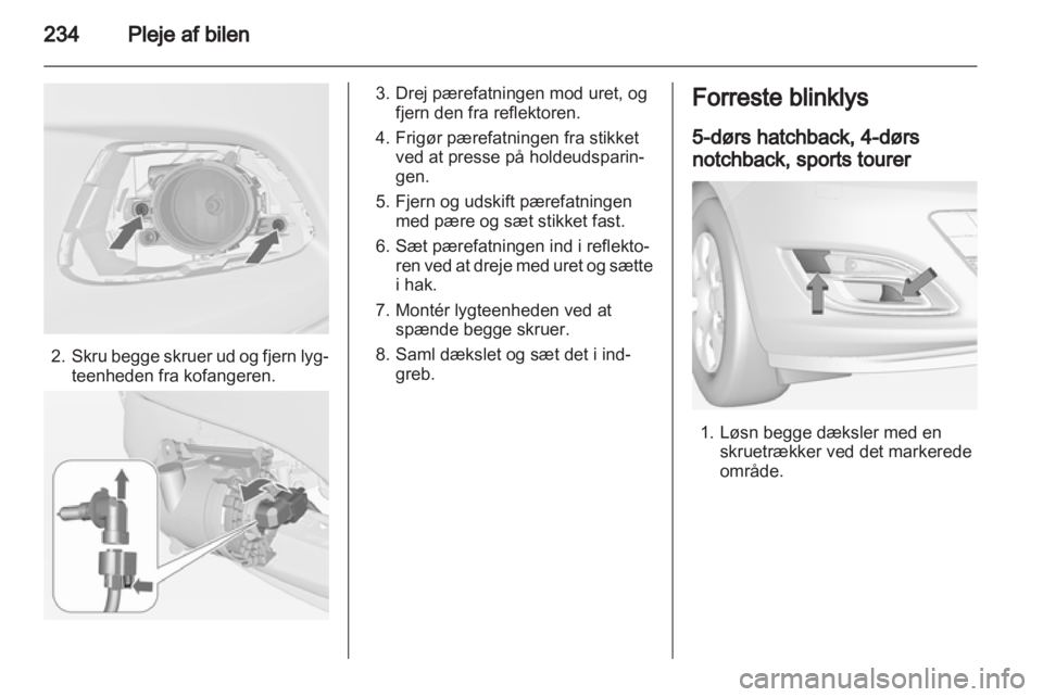 OPEL ASTRA J 2013.5  Instruktionsbog (in Danish) 