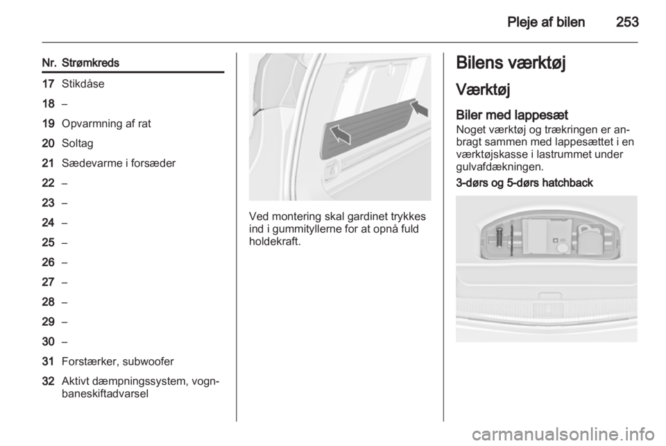 OPEL ASTRA J 2013.5  Instruktionsbog (in Danish) 