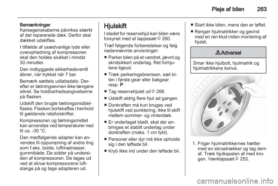 OPEL ASTRA J 2013.5  Instruktionsbog (in Danish) 