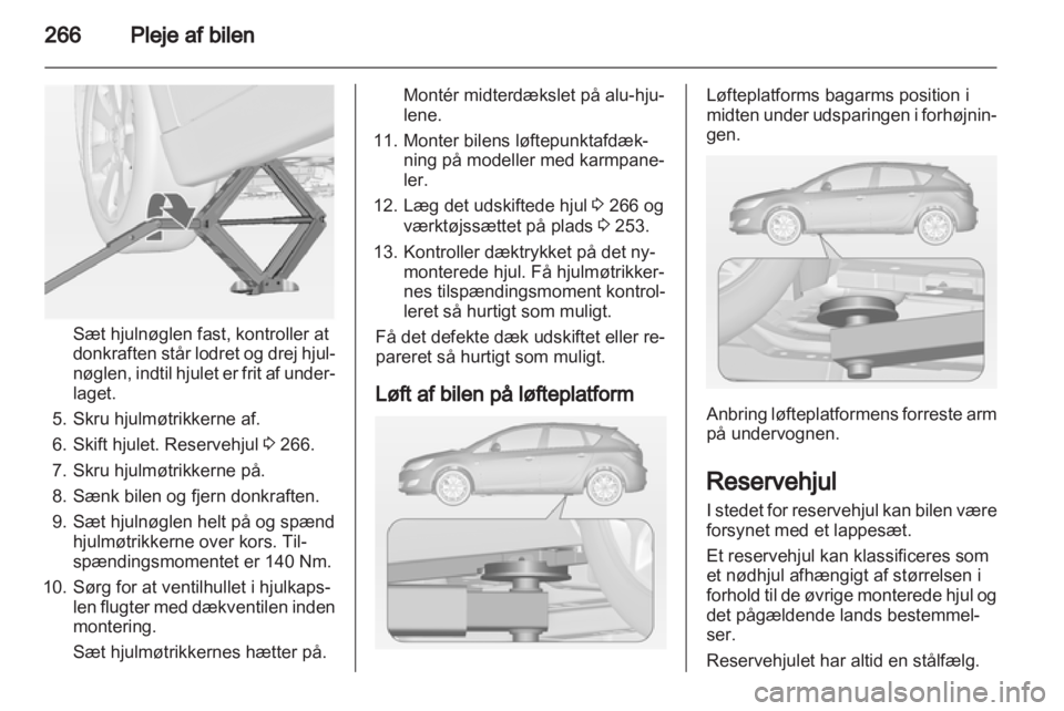 OPEL ASTRA J 2013.5  Instruktionsbog (in Danish) 