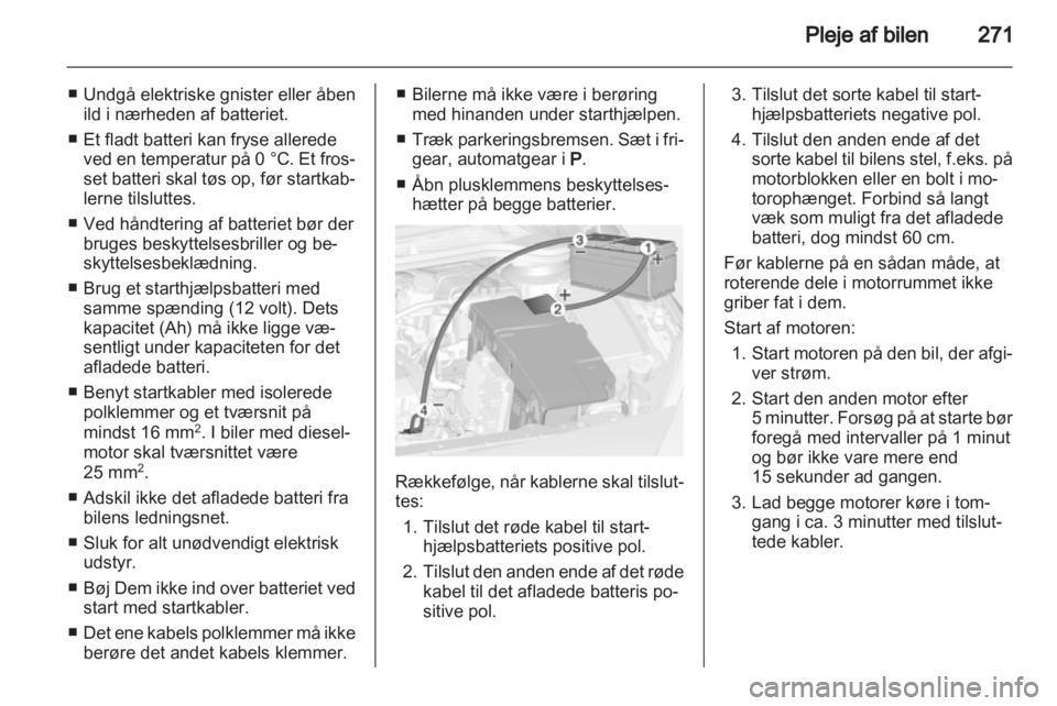 OPEL ASTRA J 2013.5  Instruktionsbog (in Danish) 