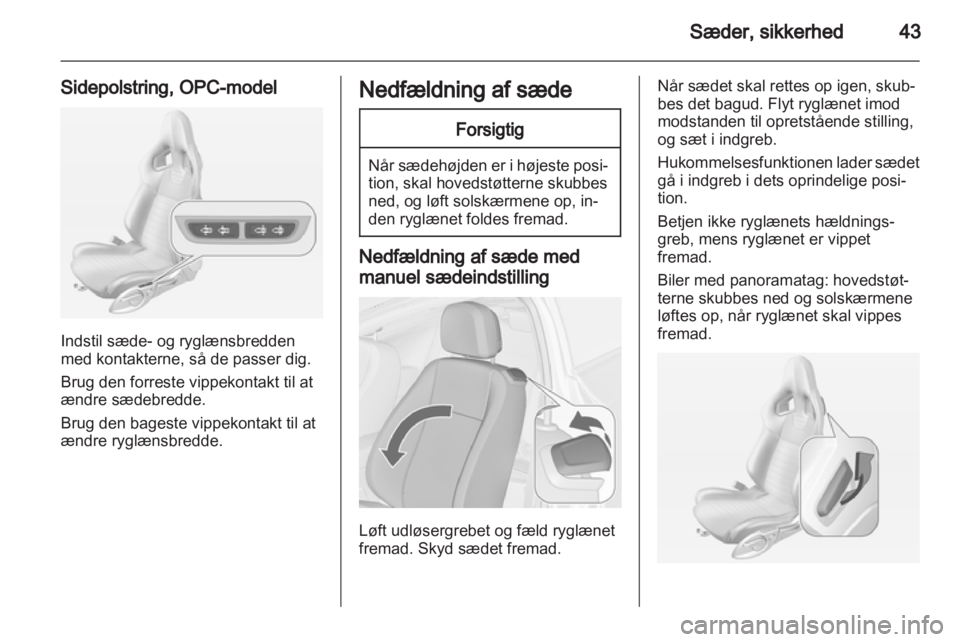 OPEL ASTRA J 2013.5  Instruktionsbog (in Danish) 