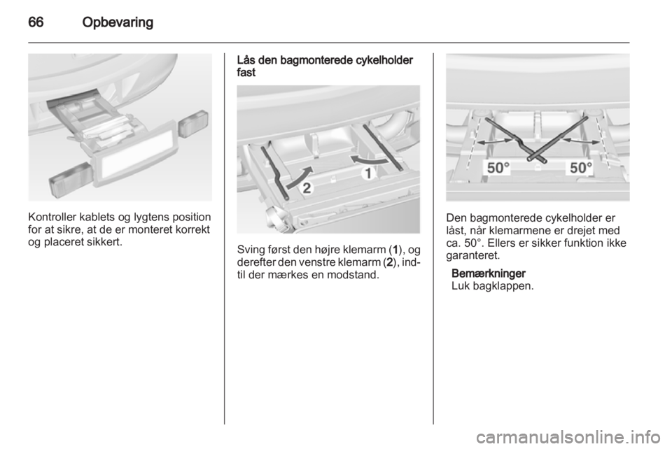 OPEL ASTRA J 2013.5  Instruktionsbog (in Danish) 