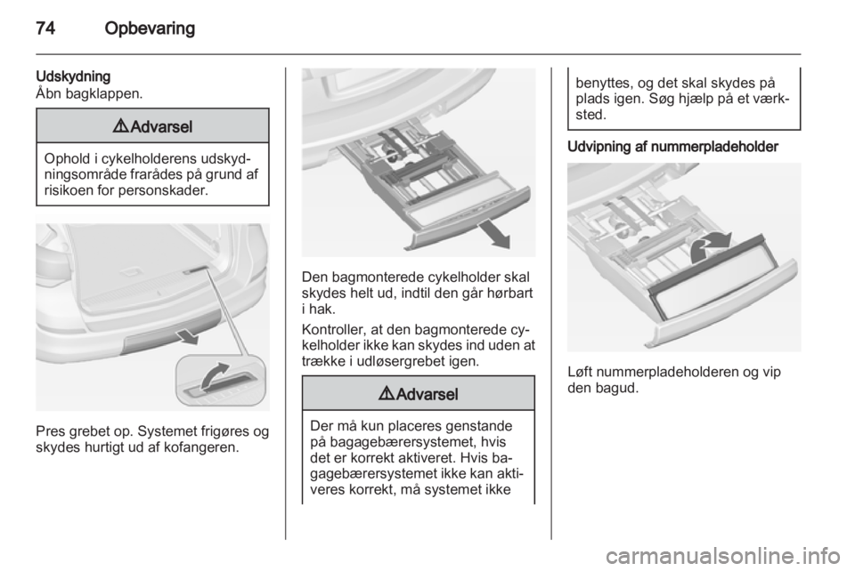 OPEL ASTRA J 2013.5  Instruktionsbog (in Danish) 