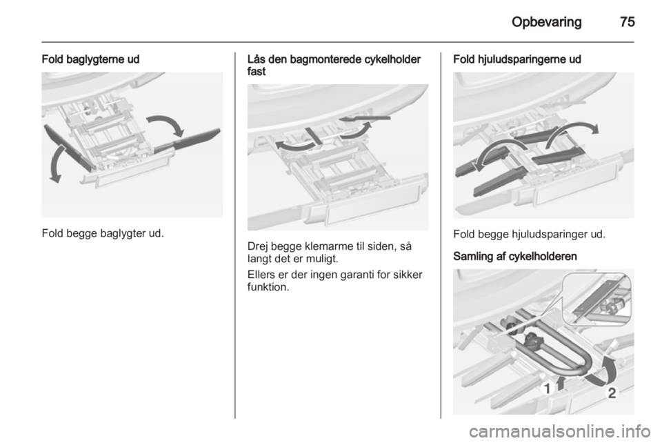 OPEL ASTRA J 2013.5  Instruktionsbog (in Danish) 