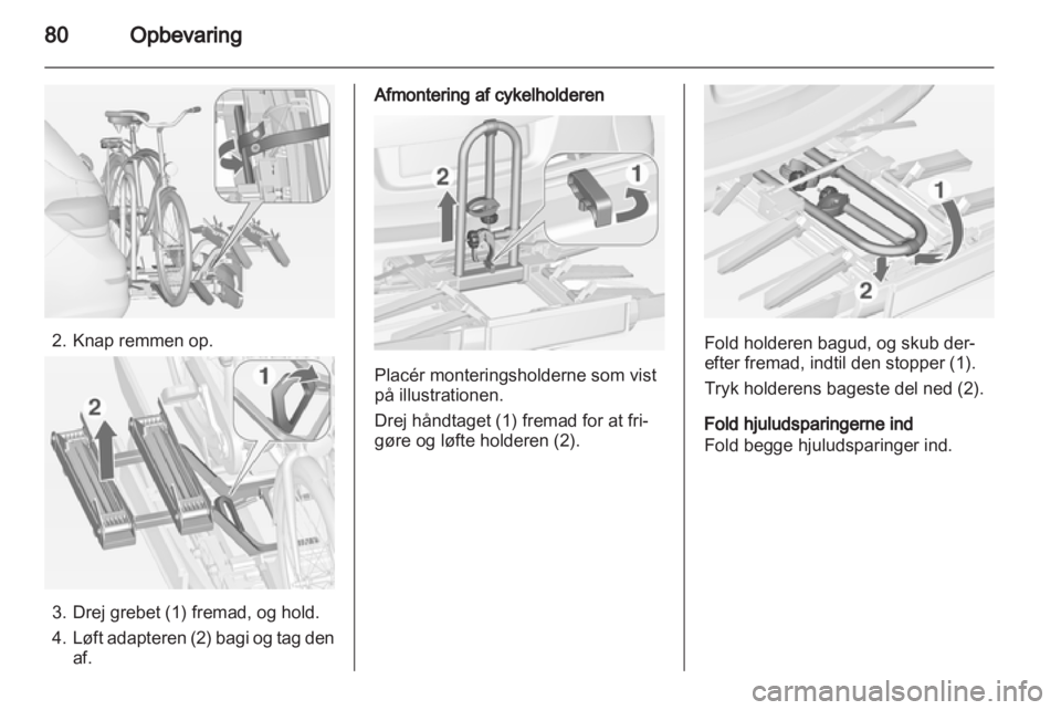 OPEL ASTRA J 2013.5  Instruktionsbog (in Danish) 
