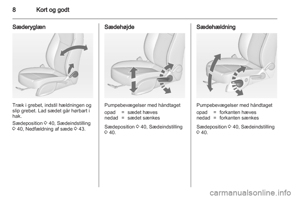 OPEL ASTRA J 2013.5  Instruktionsbog (in Danish) 
