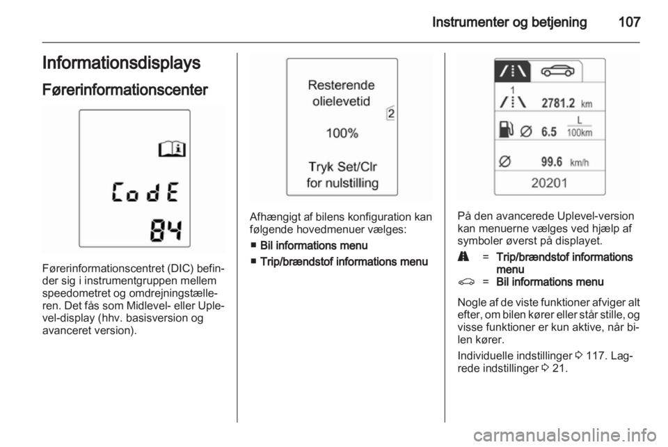 OPEL ASTRA J HB5 & ST 2012  Instruktionsbog (in Danish) 