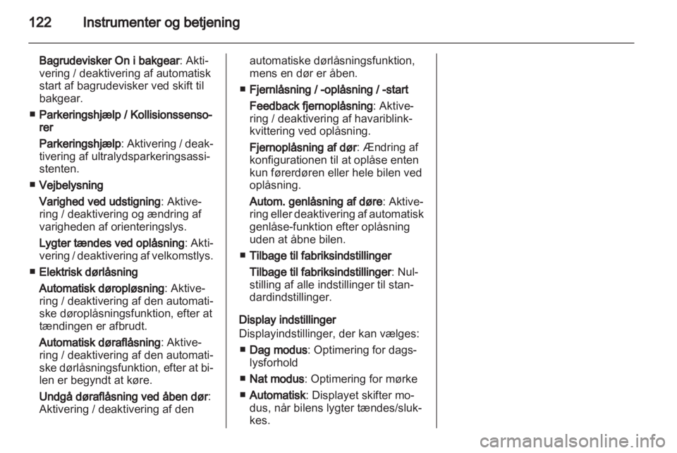 OPEL ASTRA J HB5 & ST 2012  Instruktionsbog (in Danish) 