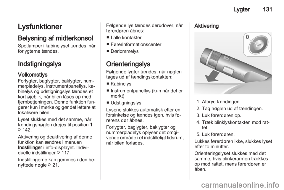 OPEL ASTRA J HB5 & ST 2012  Instruktionsbog (in Danish) 