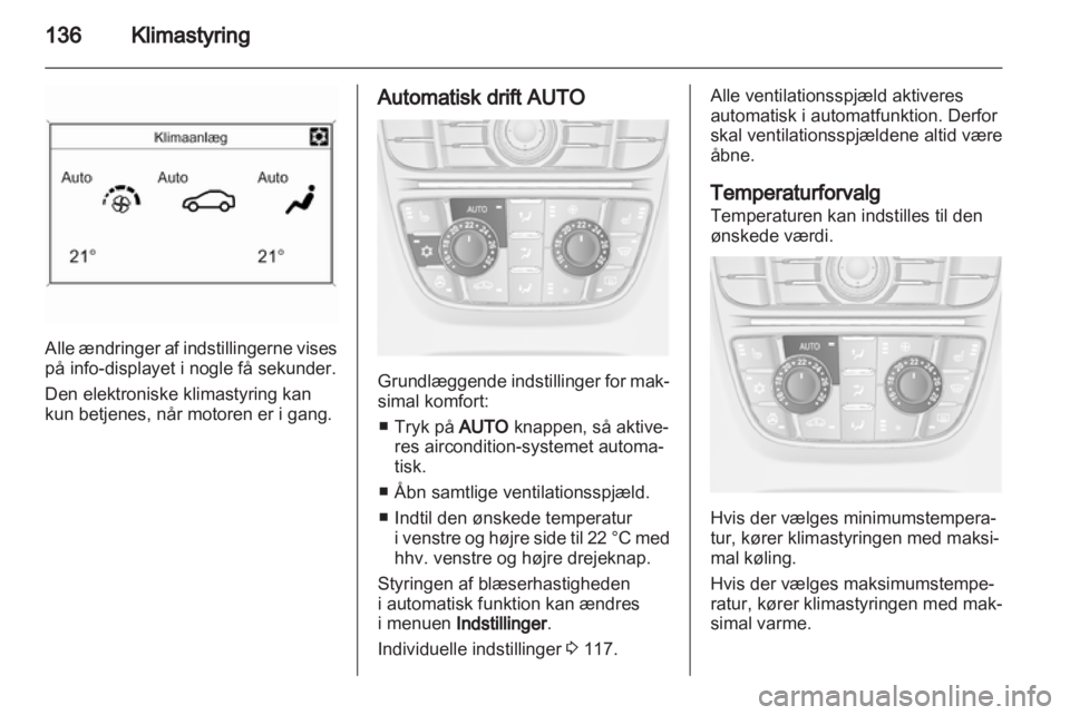 OPEL ASTRA J HB5 & ST 2012  Instruktionsbog (in Danish) 