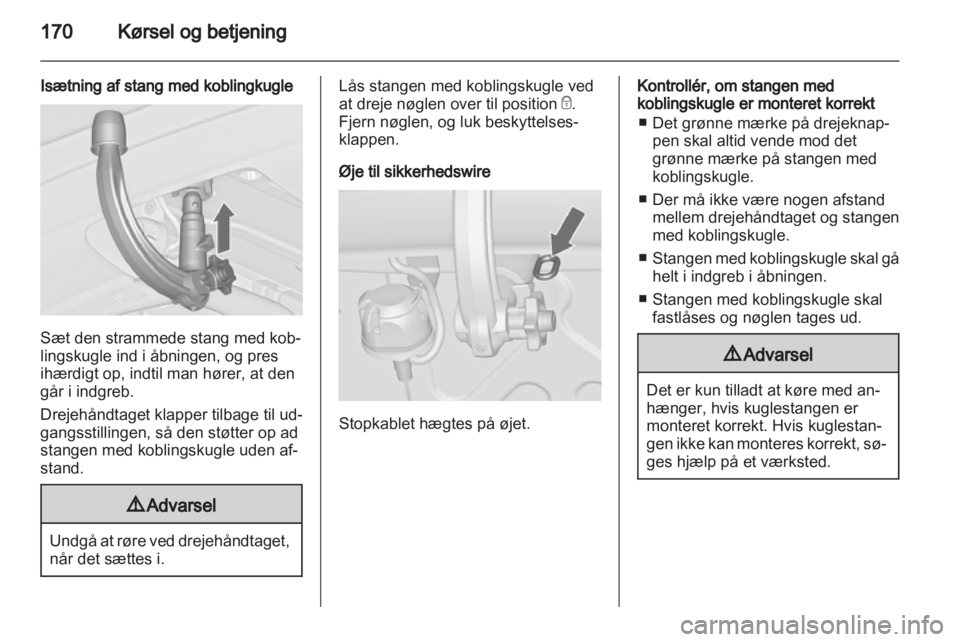 OPEL ASTRA J HB5 & ST 2012  Instruktionsbog (in Danish) 