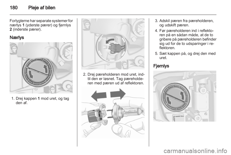 OPEL ASTRA J HB5 & ST 2012  Instruktionsbog (in Danish) 