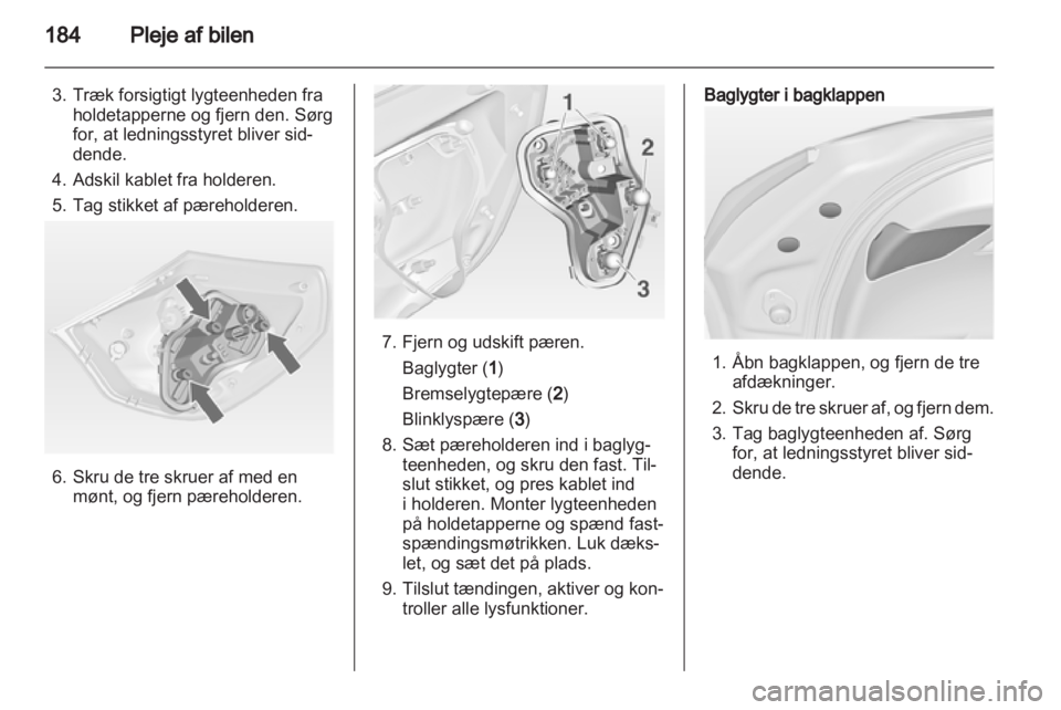 OPEL ASTRA J HB5 & ST 2012  Instruktionsbog (in Danish) 