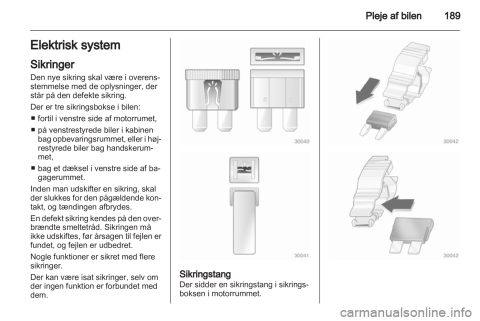 OPEL ASTRA J HB5 & ST 2012  Instruktionsbog (in Danish) 