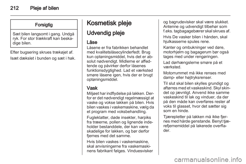 OPEL ASTRA J HB5 & ST 2012  Instruktionsbog (in Danish) 