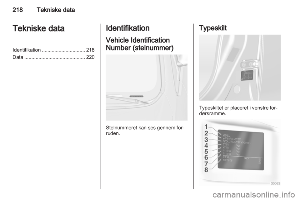 OPEL ASTRA J HB5 & ST 2012  Instruktionsbog (in Danish) 