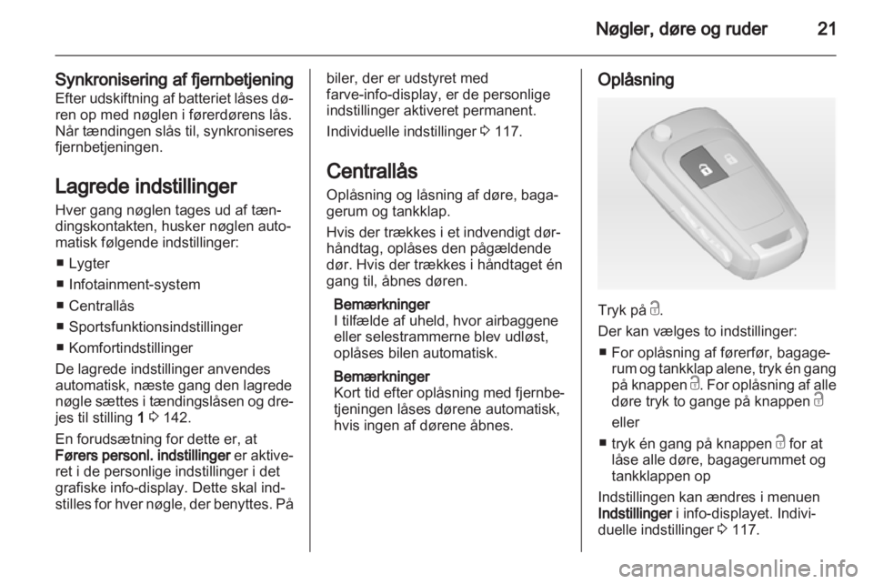 OPEL ASTRA J HB5 & ST 2012  Instruktionsbog (in Danish) 