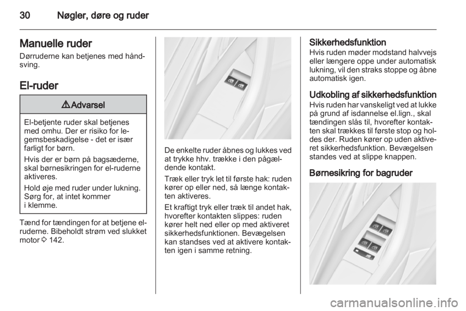 OPEL ASTRA J HB5 & ST 2012  Instruktionsbog (in Danish) 