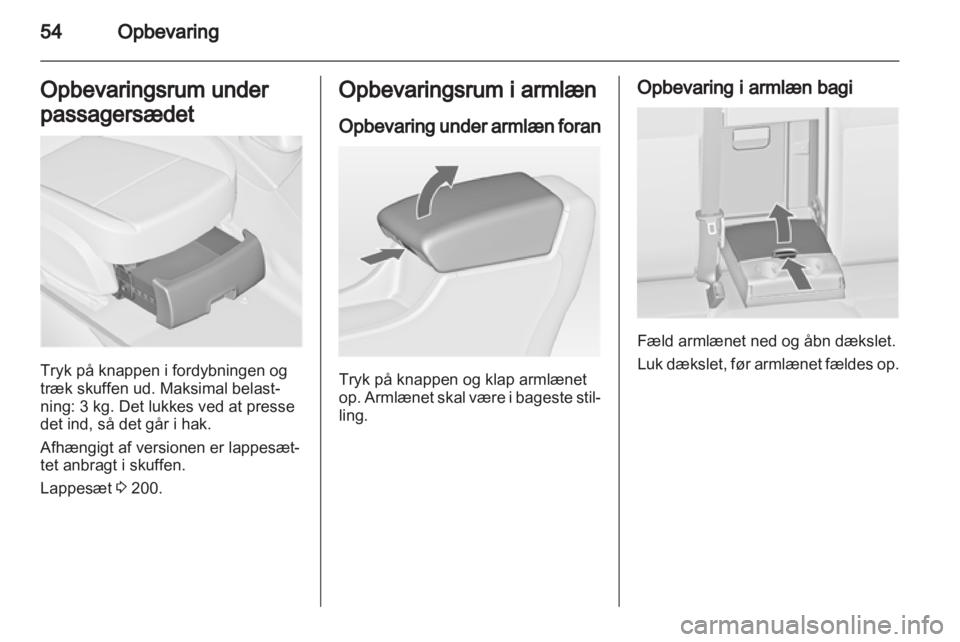 OPEL ASTRA J HB5 & ST 2012  Instruktionsbog (in Danish) 