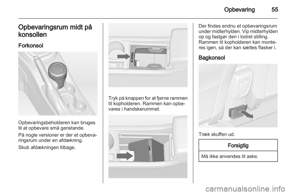 OPEL ASTRA J HB5 & ST 2012  Instruktionsbog (in Danish) 