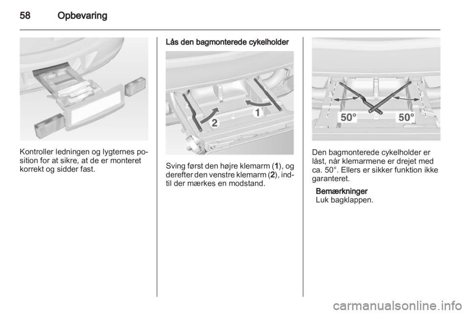 OPEL ASTRA J HB5 & ST 2012  Instruktionsbog (in Danish) 