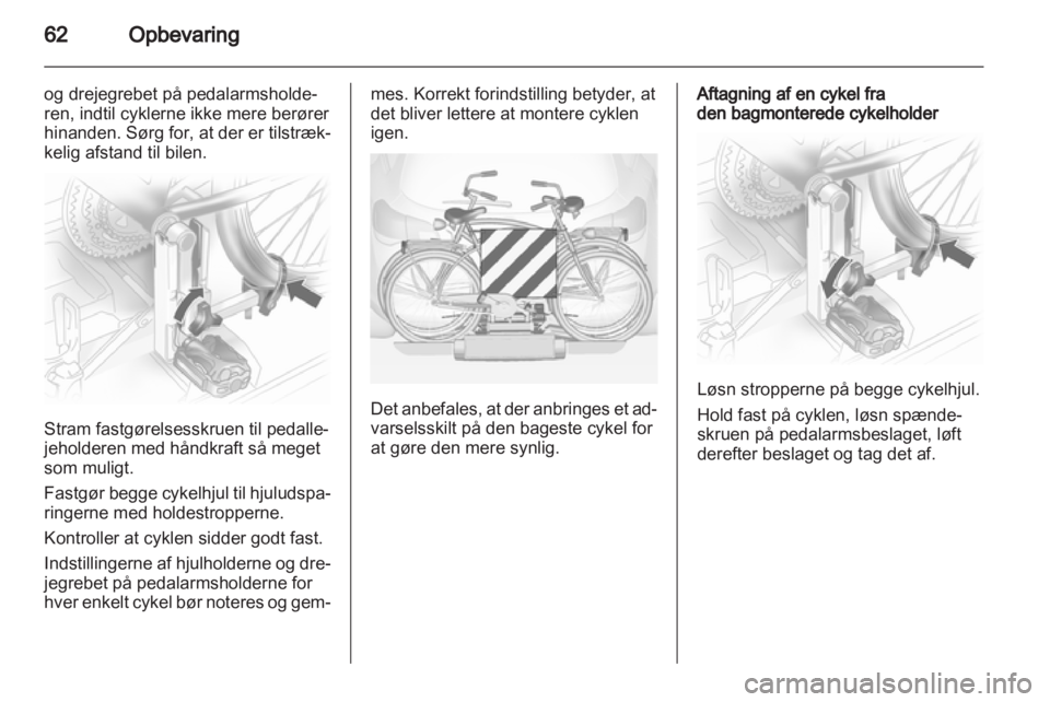 OPEL ASTRA J HB5 & ST 2012  Instruktionsbog (in Danish) 