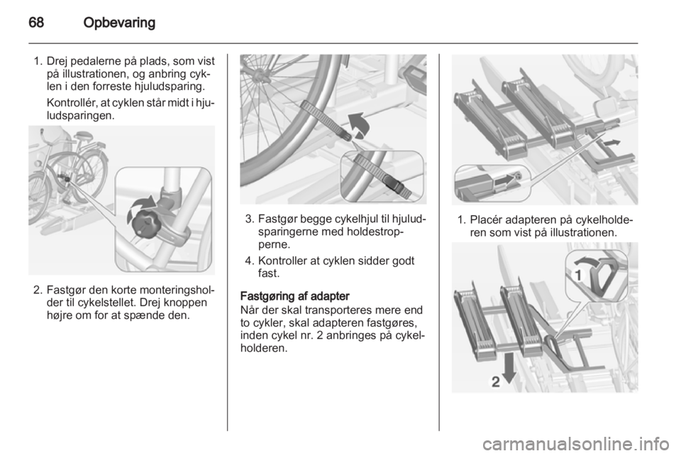 OPEL ASTRA J HB5 & ST 2012  Instruktionsbog (in Danish) 