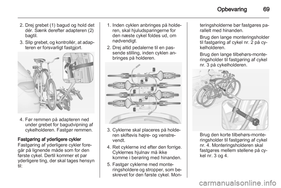 OPEL ASTRA J HB5 & ST 2012  Instruktionsbog (in Danish) 