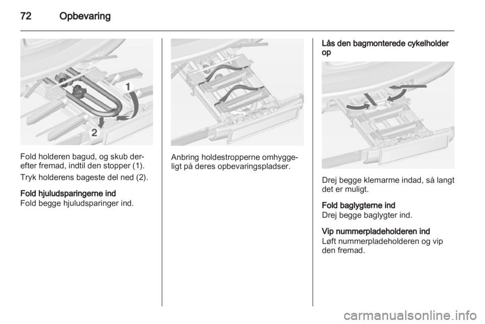 OPEL ASTRA J HB5 & ST 2012  Instruktionsbog (in Danish) 