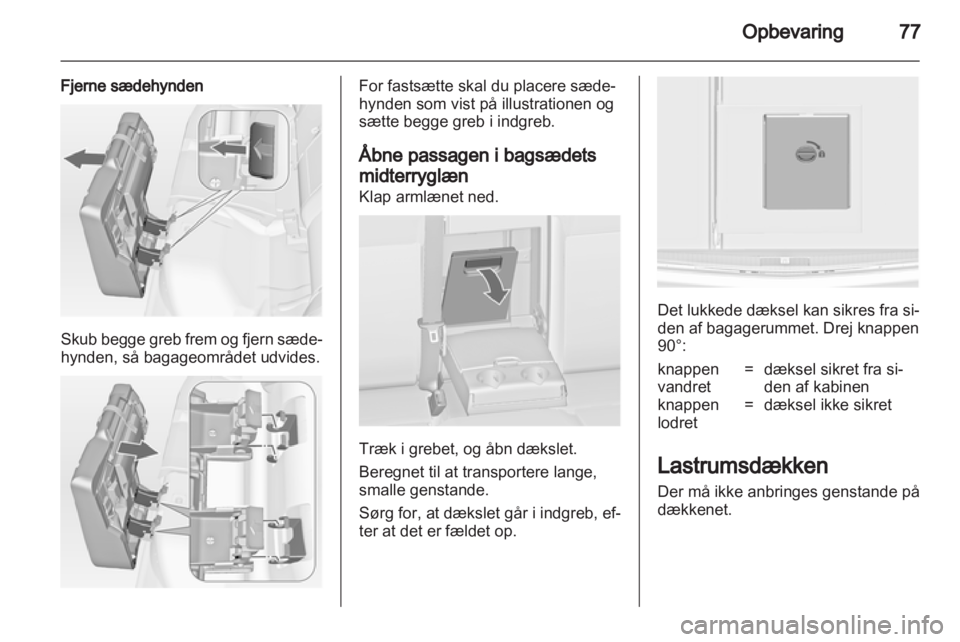 OPEL ASTRA J HB5 & ST 2012  Instruktionsbog (in Danish) 