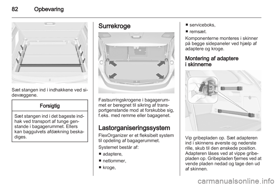 OPEL ASTRA J HB5 & ST 2012  Instruktionsbog (in Danish) 