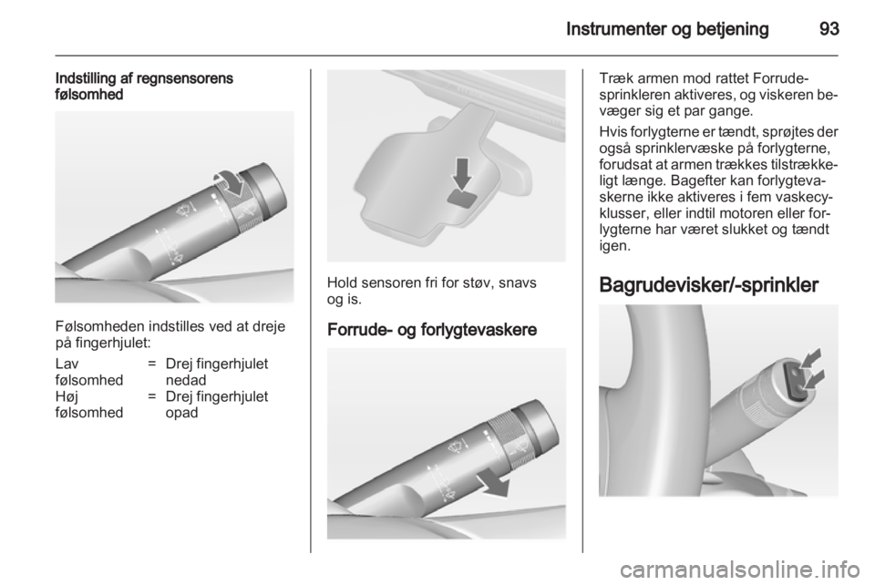 OPEL ASTRA J HB5 & ST 2012  Instruktionsbog (in Danish) 