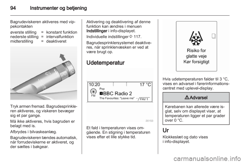 OPEL ASTRA J HB5 & ST 2012  Instruktionsbog (in Danish) 
